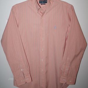 Mens Polo Ralph Lauren Shirt - Large L -Custom Fit